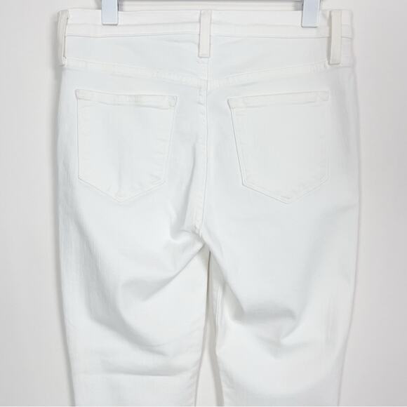 J. Crew Lookout High Rise Skinny Crop Jean in White - Picture 7 of 9